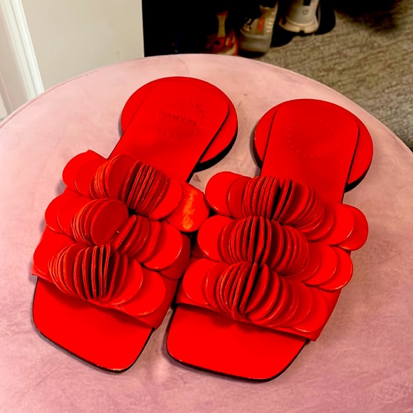 Manolita Fashion flat sandal. 100% leather. Made in Brazil - Picture 1 of 14